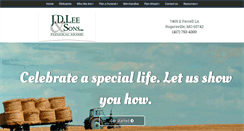 Desktop Screenshot of jdleeandsons.com